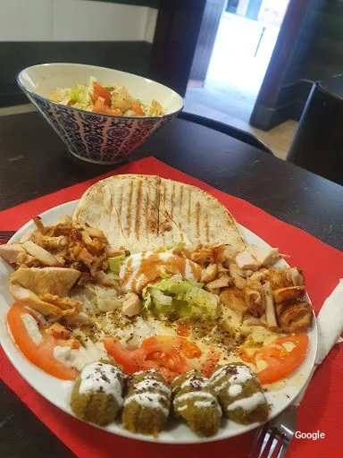 Vegetariana Restaurante Shawarma de damasco