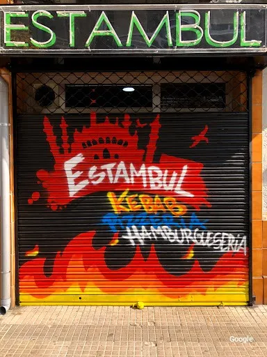 Vegetarian Estambul kebab pizzeria/ Ramon y Cajal #50 -OROSCO