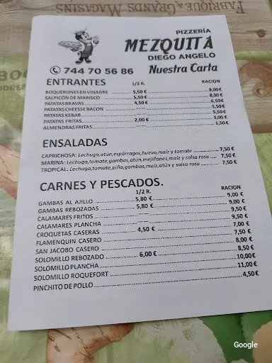 Vegetariana PIZZERÍA REST. MEZQUITA
