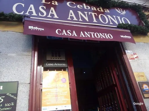Altre cucine spagnole TABERNA SIDRERIA LA CEBADA CASA ANTONIO