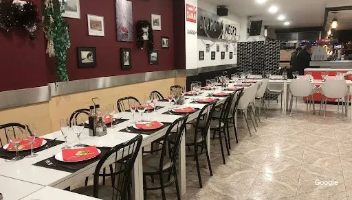 Vegetarian Bar Restaurante blanc i negre